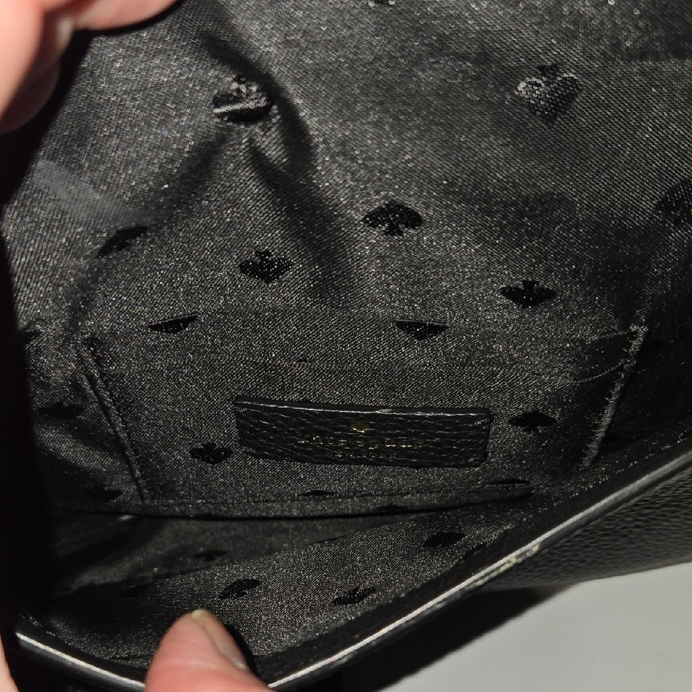 Kate Spade Black Pebbled Crossbody Bag - Picture 6 of 13